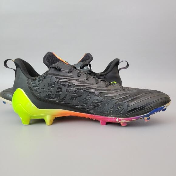 Adidas Adizero \'Emojis Core Black\' Multicolor Football Cleat Men Size 13 GW7620 main image 9